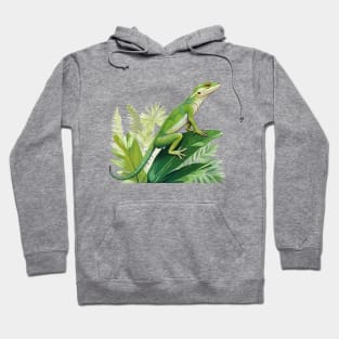 Green Anole Hoodie